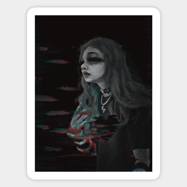 Glitching Emotions Away Sticker by Faded Iris